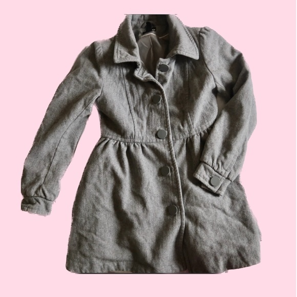 H&M Jackets & Blazers - H&M ● Grey Peacoat ● Size 6